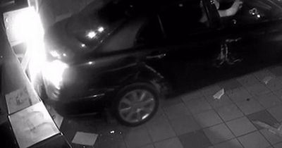 CCTV footage shows car smashing into Mayo takeaway as gardai investigate