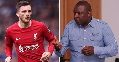 Garth Crooks launches attack on "pathetic" Andy Robertson for "bullying of the worst kind"