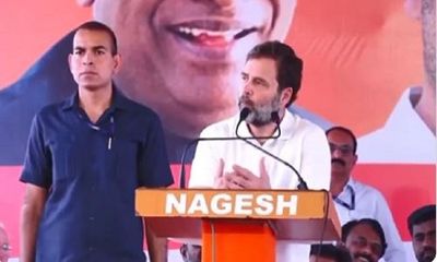 Rahul Gandhi, in a rally in Karnataka, targets BJP, RSS for attacking democracy, spreading hatred