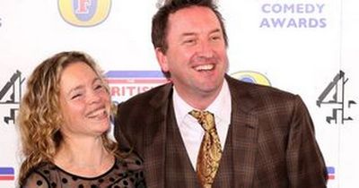 Lee Mack says wife Tara is so good looking people don't believe they met before he was famous