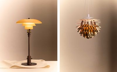 Fendi Casa and Louis Poulsen’s new collaborative lighting is a clash of icons