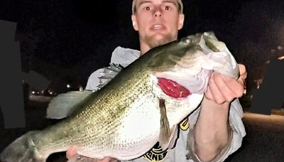 Retrieving lost glasses ends with a personal best giant largemouth bass