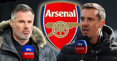 Gary Neville and Roy Keane agree with Jamie Carragher over "big personality" at Arsenal