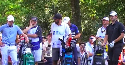 Legendary caddie goes viral with PGA Tour moment after giving Patrick Cantlay eye roll