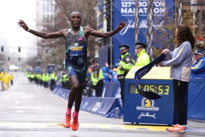 Defending champion Evans Chebet of Kenya wins Boston Marathon