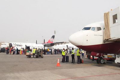 Nigerian airport workers go on strike; travelers stranded