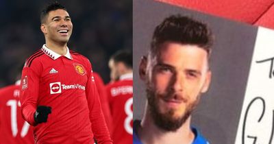 Manchester United fans spot new 'bromance' as Casemiro sends X-rated message to David De Gea