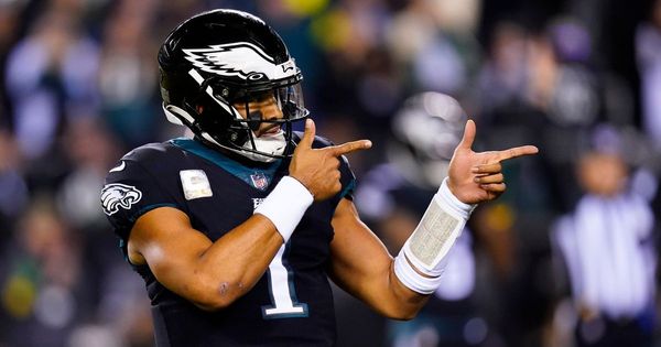 Eagles give quarterback Jalen Hurts NFL record $51m a year contract  extension, Philadelphia Eagles