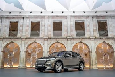 Mercedes-Benz's First Electric Maybach Has a Built-In Fridge and Calf Massagers