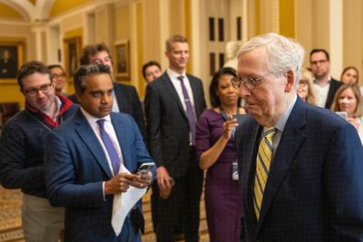 McConnell returns to Senate, urges Biden to ‘stop wasting time’ on debt ceiling - Roll Call