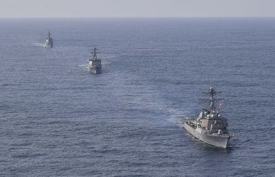 Japan, S Korea, US conduct drill amid tension with N Korea