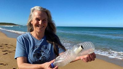 Environmental message as plastic bottle survives for decade after being dropped in ocean off Portland