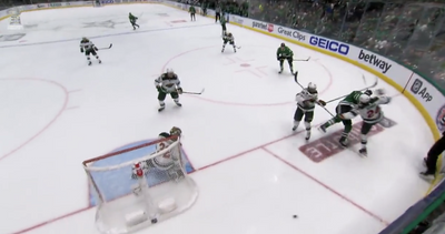NHL fans were furious after Matt Dumba’s vicious hit on Joe Pavelski only drew a minor penalty