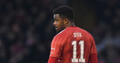 Duk 'watched' by Everton as Aberdeen transfer chase hots up following Burnley interest in Dons star
