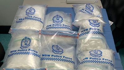 Driver arrested on New South Wales Mid North Coast as police seize $30m worth of methylamphetamine