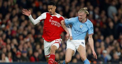 Arsenal told how to stop Erling Haaland in Man City title race clash amid William Saliba dilemma