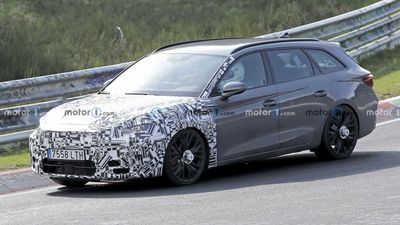 Cupra Leon Facelift Spied Testing In Wagon Flavor At The Nürburgring