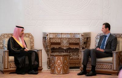 Saudi foreign minister visits Assad, further easing Syria's isolation