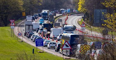Motorists on A9 faced 'shocking' two-hour delays due to roadworks north of Perth