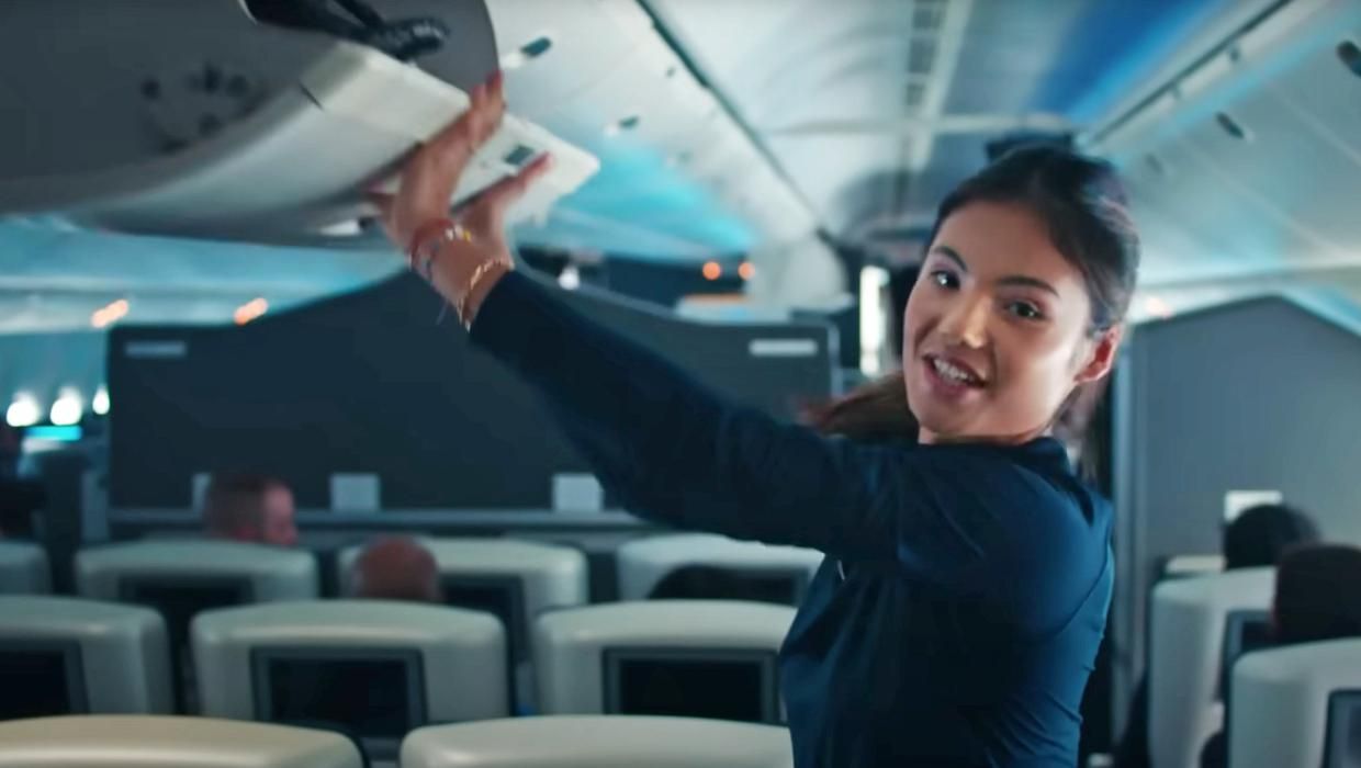 British Airways’ new safety video features Emma…