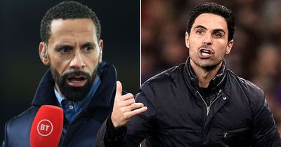 Rio Ferdinand believes Mikel Arteta must have questions over "mad, wild" Arsenal star