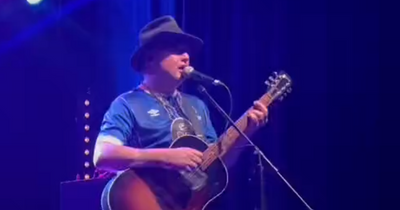 Pete Doherty wears rival football top at Cork gig