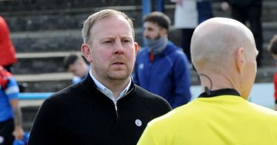 Kilwinning Rangers boss in it for long haul despite being dragged closer to dreaded drop