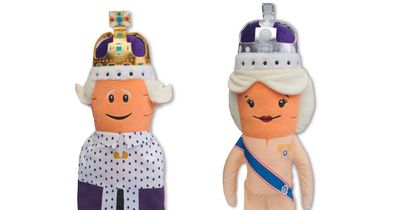 Aldi's Kevin the Carrot joined by 'King and Queen of veg' for coronation