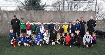 Kids hop to it for kickabout at Easter Camp