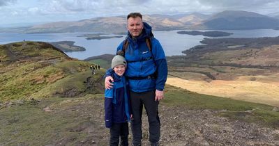 Father and son complete 96-mile West Highland Way challenge for Crosshouse Community Football Club
