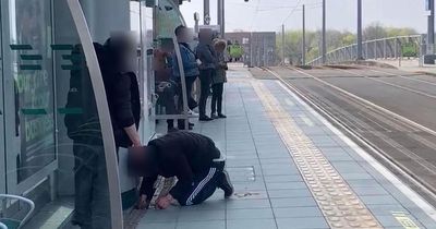 Stop warning issued as men seen lifting grates at Nottingham tram stop