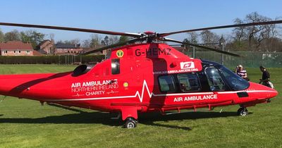Air ambulance attend incident in Waringstown