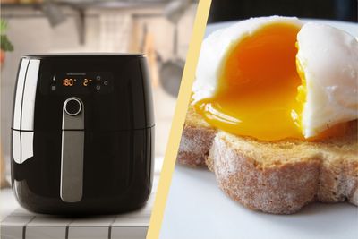 Poached eggs in an air fryer? Fans are calling this Eggs Benedict hack a "game changer"