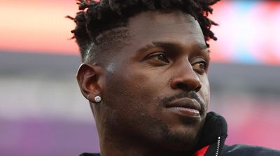 Watch: Antonio Brown Has Dispute With Security on Field at First Game As Arena Team Co-Owner