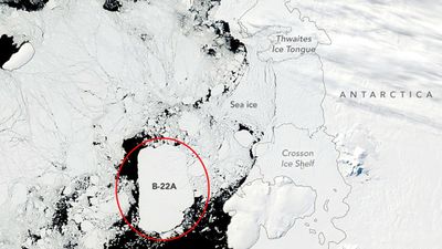 Colossal iceberg trapped near Antarctica's 'Doomsday Glacier' for 20 years is finally on the move