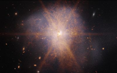 Merging galaxies shine with the light of a trillion suns in gorgeous James Webb Space Telescope photo