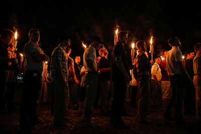 Torch-carrying marchers indicted in Charlottesville rally