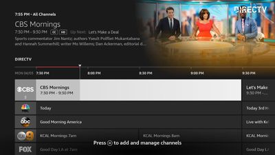 DirecTV Stream Gets Deeper Integration on Amazon Fire TV