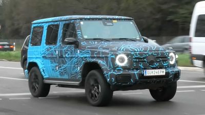 Catch Mercedes-Benz EQG On The Move While Testing On German Roads