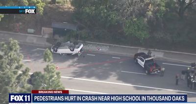 California teenager killed when stabbing suspect crashed car