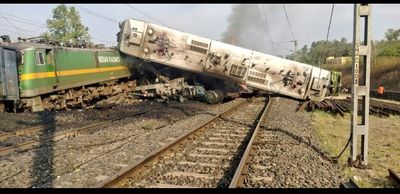 Driver injured, 2 workers feared trapped after goods train collides in MP's Shahdol