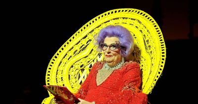 Family gathers as Dame Edna Everage star Barry Humphries rushed to hospital