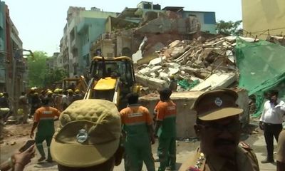 Tamil Nadu: Building under renovation collapses in Chennai, workers feared trapped