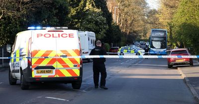 Air ambulance lands with police on scene as man is seriously hurt