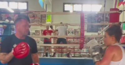 Chantelle Cameron shares training video as preparation for Katie Taylor fight ramps up