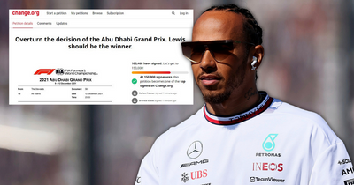 Lewis Hamilton petition to strip Max Verstappen of F1 title reaches 100,000 signatures