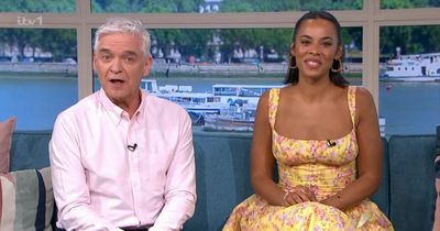 ITV This Morning's Rochelle Humes suffers accidental rude blunder as she tells Phillip Schofield to 'stop'