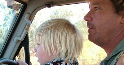 Steve Irwin's son pays touching tribute to his late father as he recreates family photo