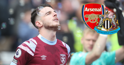 Newcastle United's summer pursuit of Declan Rice may be thwarted by Arsenal's interest