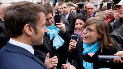 Macron heckled on first French outing since bitter pension battle